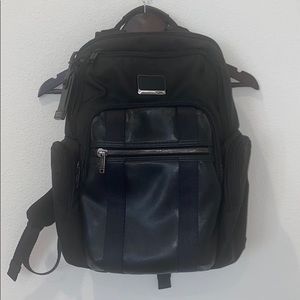 {Tumi}Leather Backpack